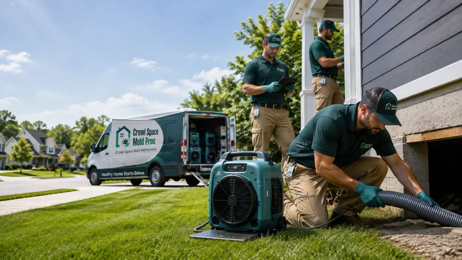 Crawl Space Mold Removal in Lineville, IA
